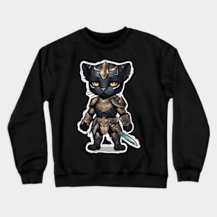 black warrior panther Crewneck Sweatshirt